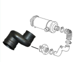 Ansaugschlauch-Luftfilter-Gummi-unten-VW-Bus-T25-068129627R
